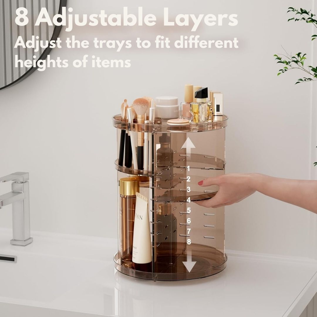 360 Rotating Makeup Organizer