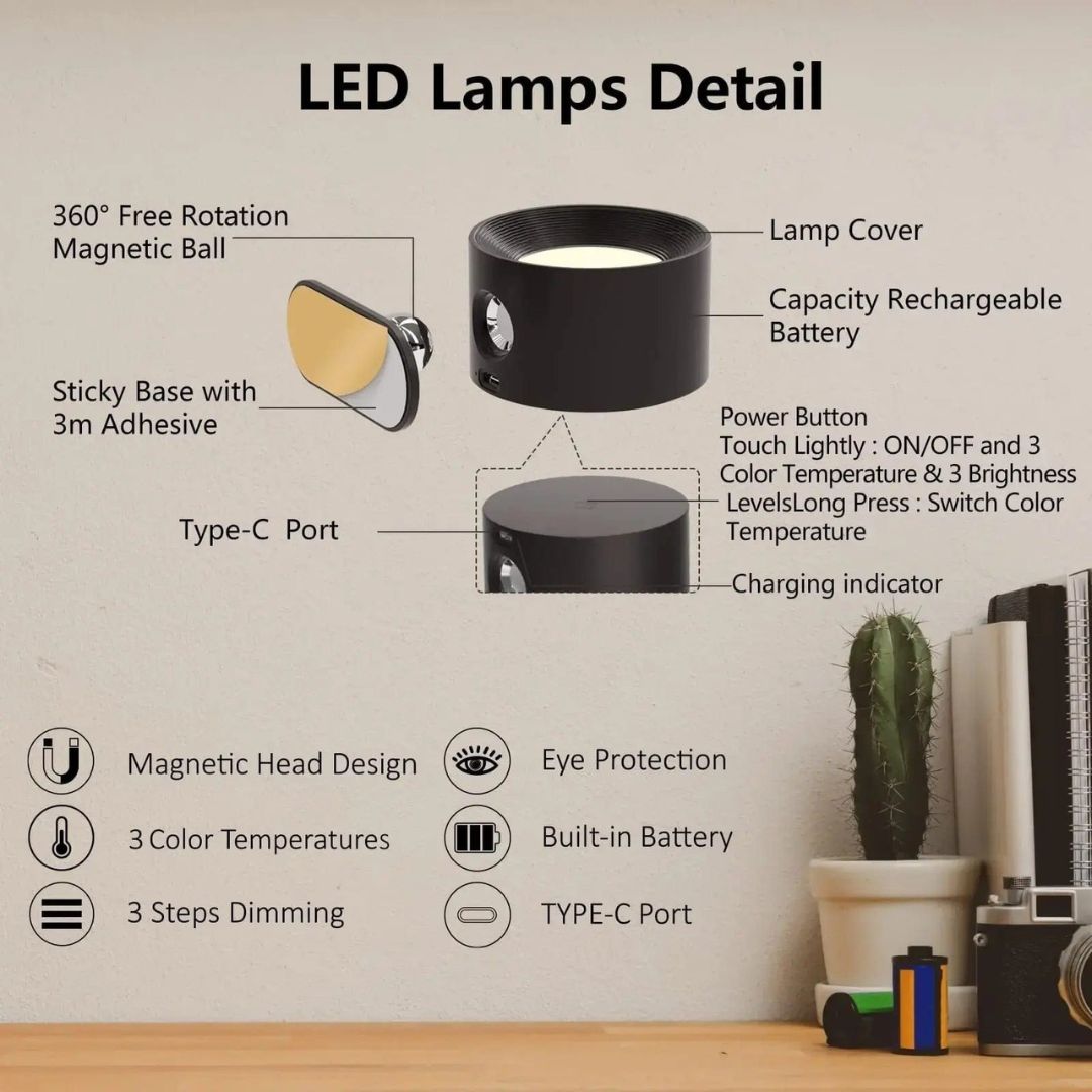 Rechargeable Wall Light