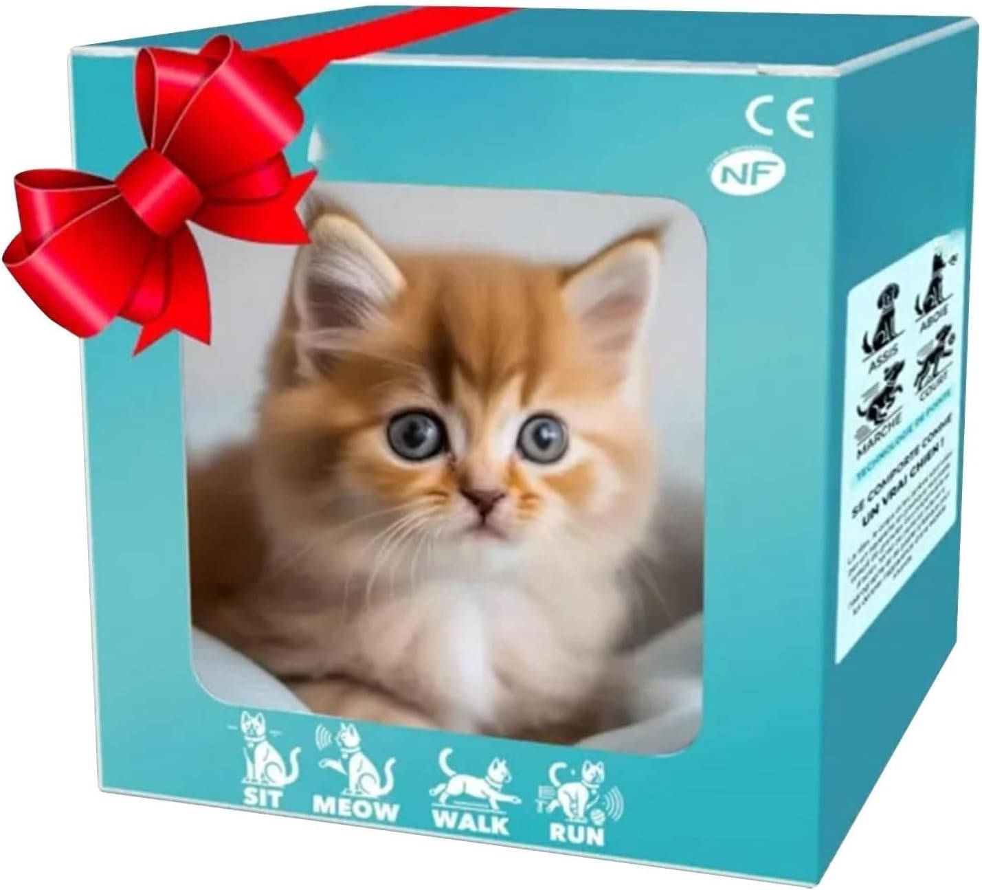 Interactive Robotic Plush Cat
