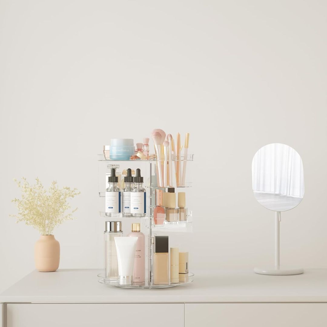 360 Rotating Makeup Organizer