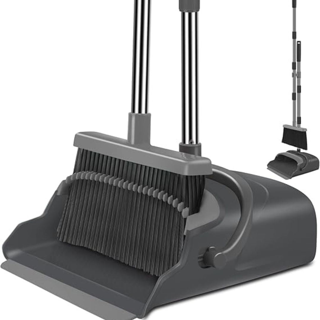 Upgrade Broom and Dustpan Set