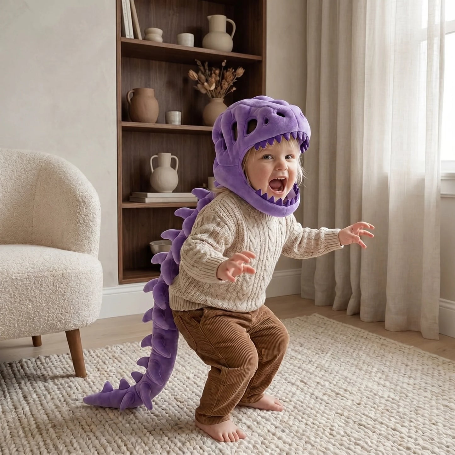 Dino Plush Hoodie