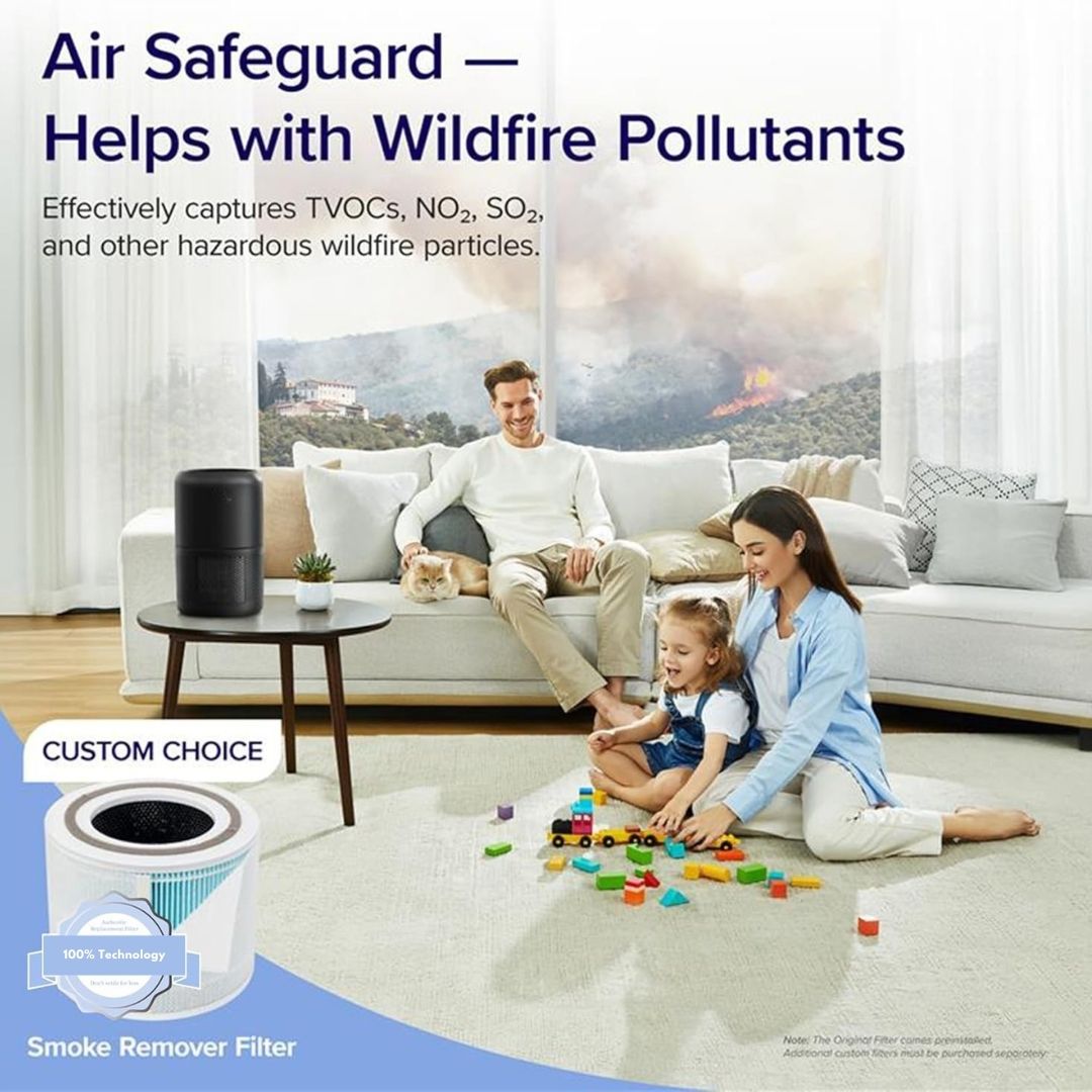 Air Purifier for Home Allergies Pets Hair in Bedroom