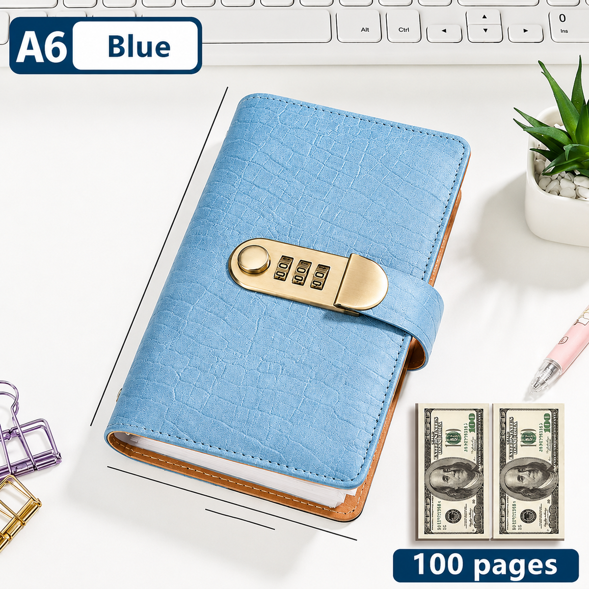 100-Pocket Currency Collectors Wallet