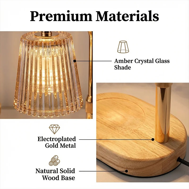 Glass Candle Warmer Lamp