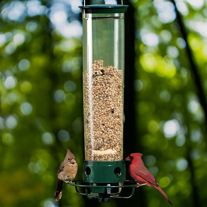 Squirrel Proof Bird Feeder with Spinning Tray - QerLight