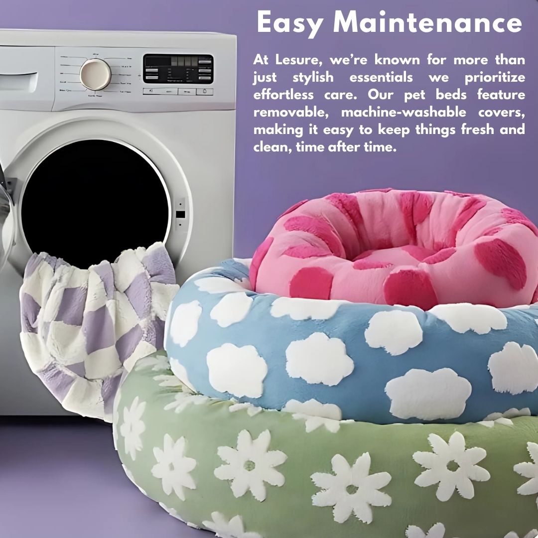 Quality Round Donut Dog Bed