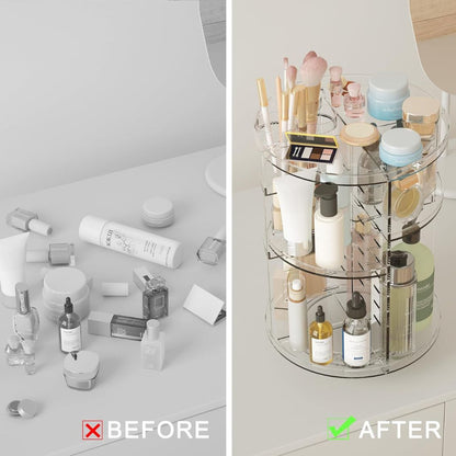 360 Rotating Makeup Organizer