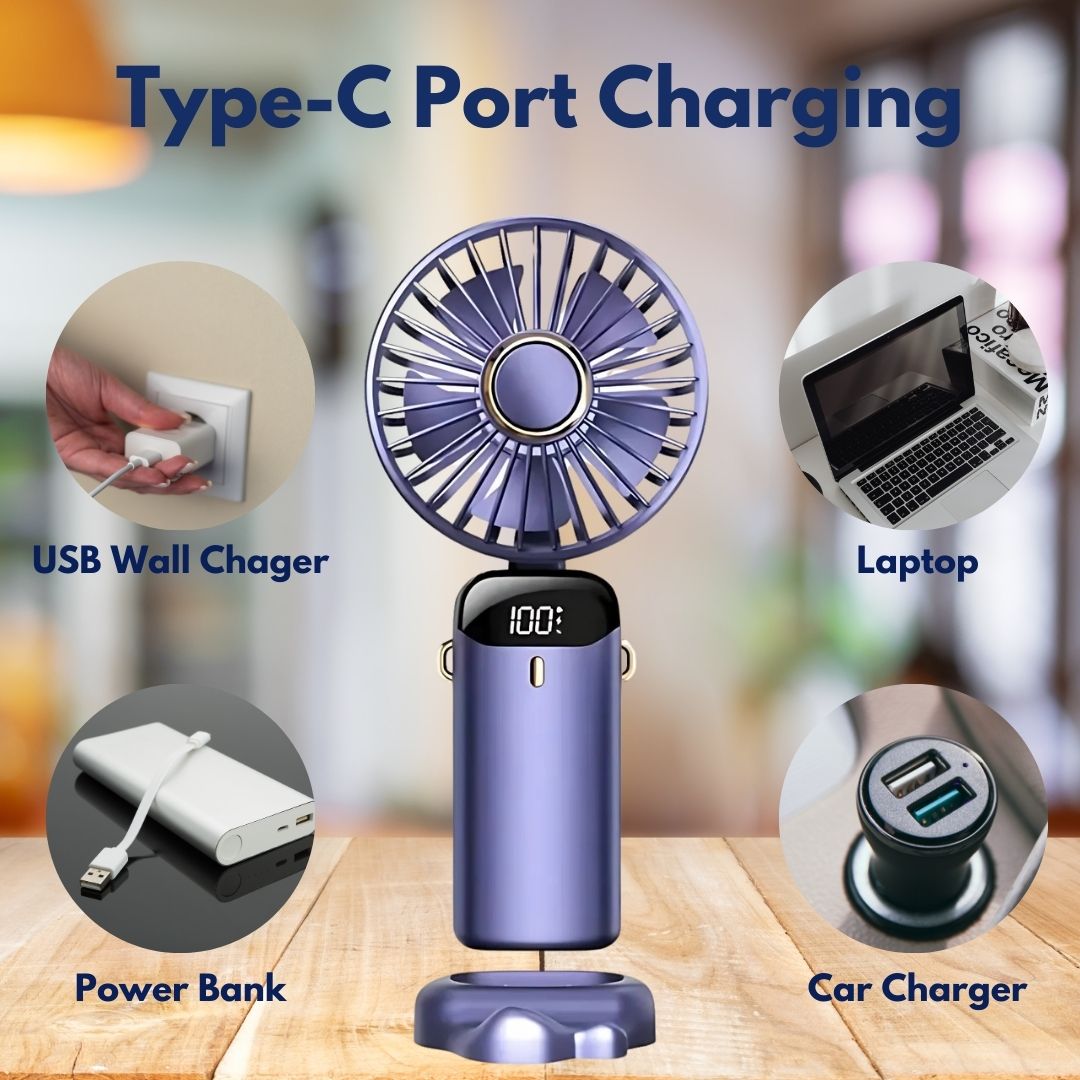 Rechargeable Handheld Fan
