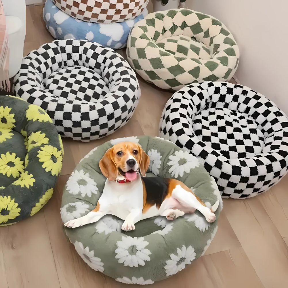 Quality Round Donut Dog Bed