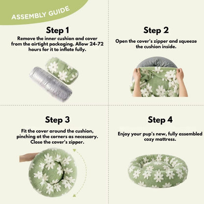 Quality Round Donut Dog Bed