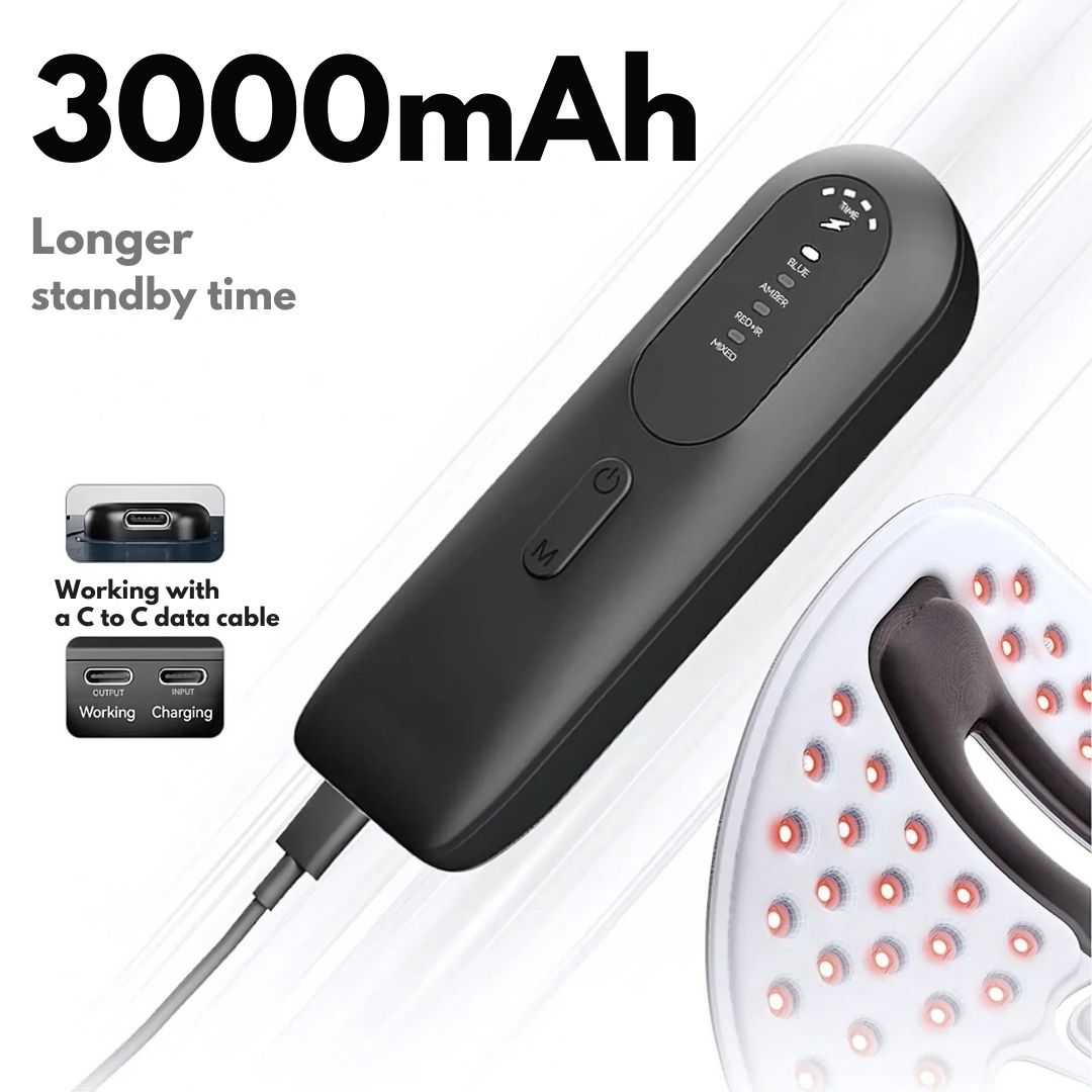 LED Infrared Therapy Mask with Remote