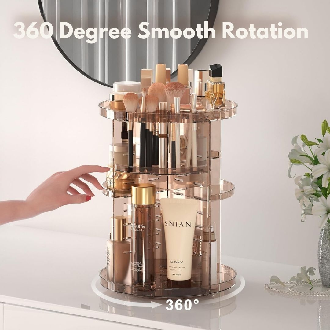 360 Rotating Makeup Organizer