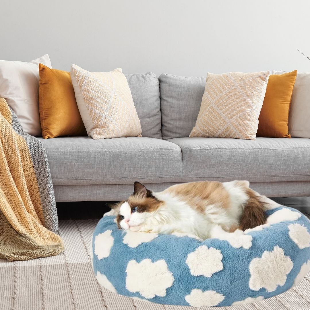 Quality Round Donut Dog Bed