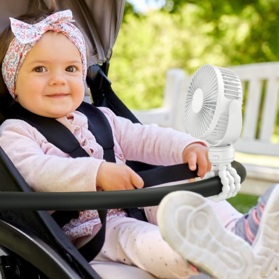 Mini Portable Stroller Fan