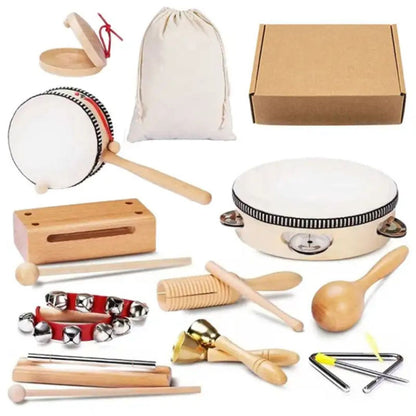 Montessori Wooden Music Exploration Kit (10 Instruments)