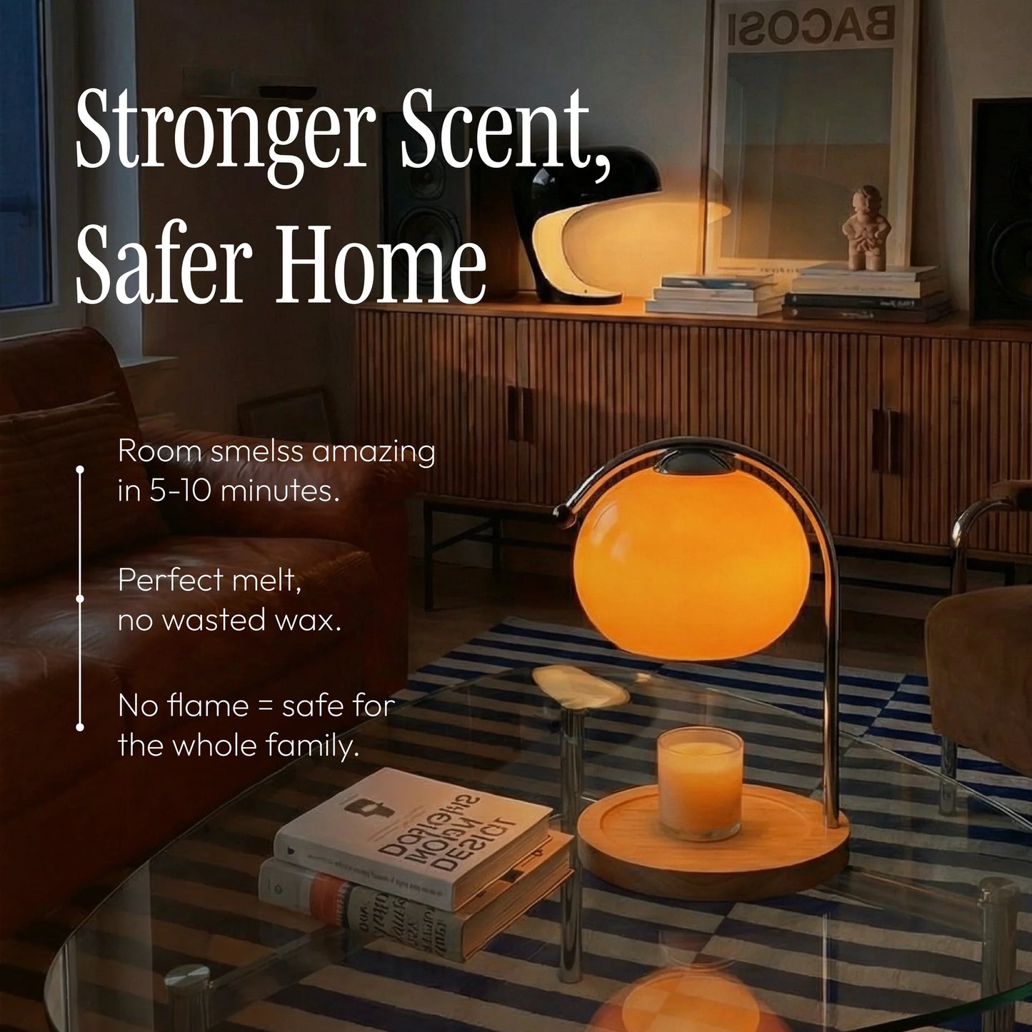 Retro Dome Candle Warmer Lamp