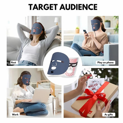 LED Infrared Therapy Mask with Remote