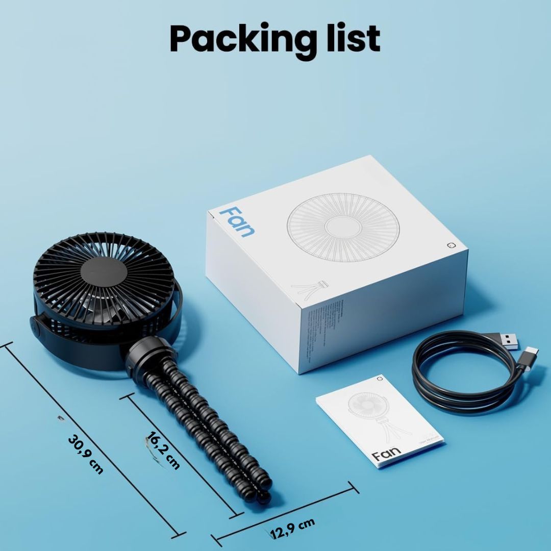 Mini Portable Stroller Fan