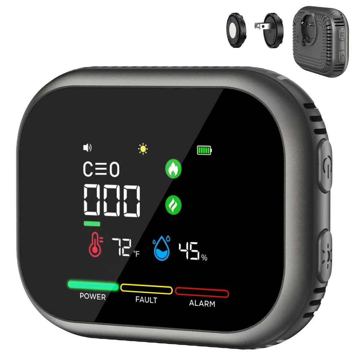 Digital Gas & Smoke Detector Alarm