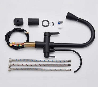 Kitchen Faucet with Filtered Water System