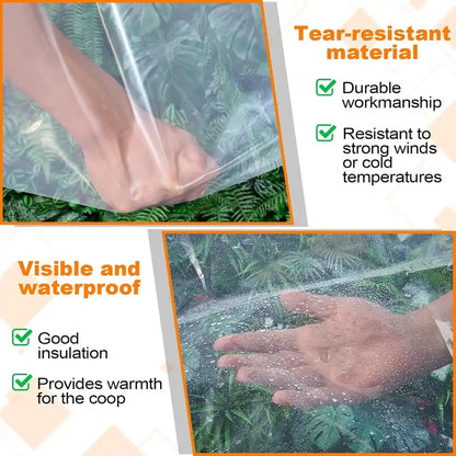Transparent Balcony Weatherproof Protection Screen