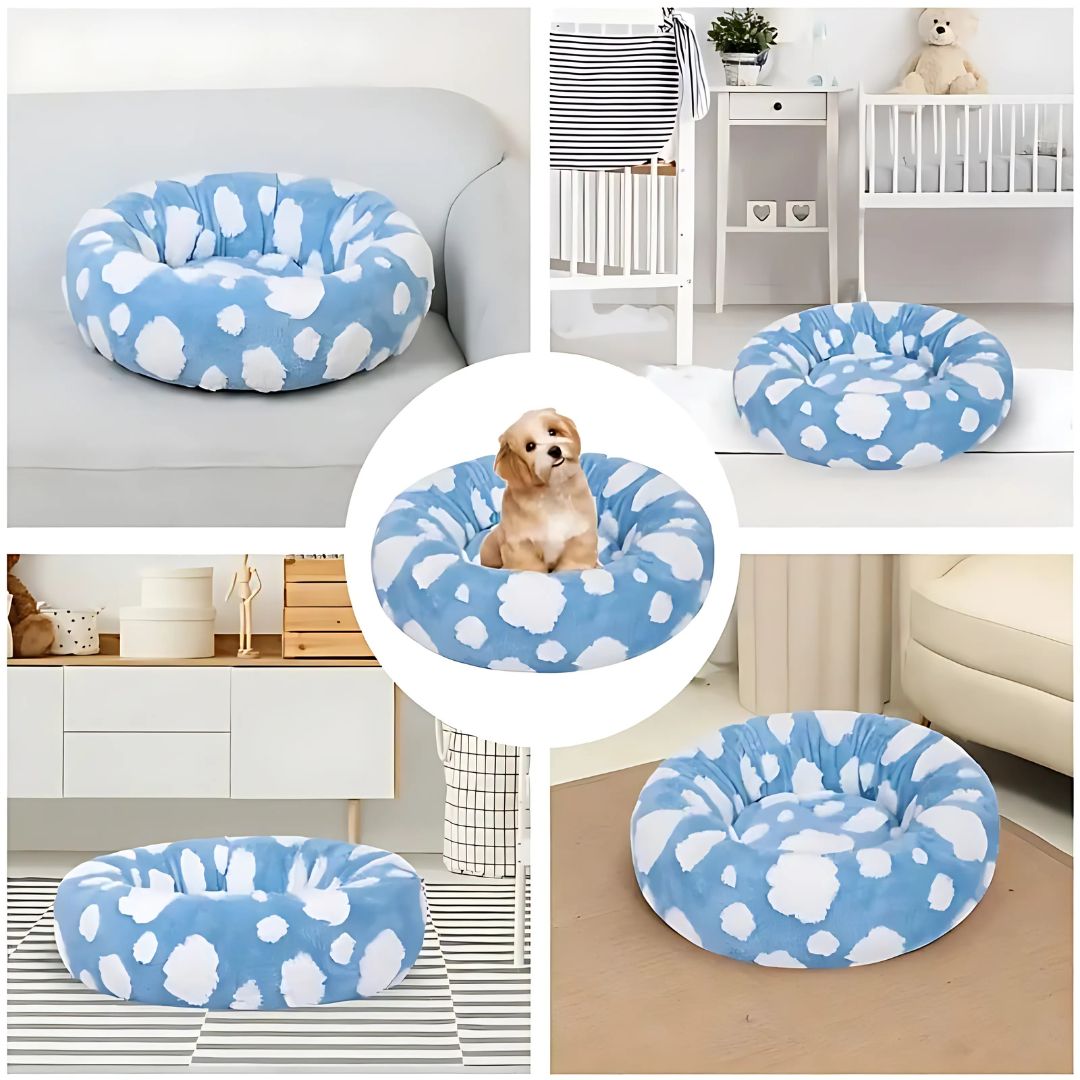 Quality Round Donut Dog Bed