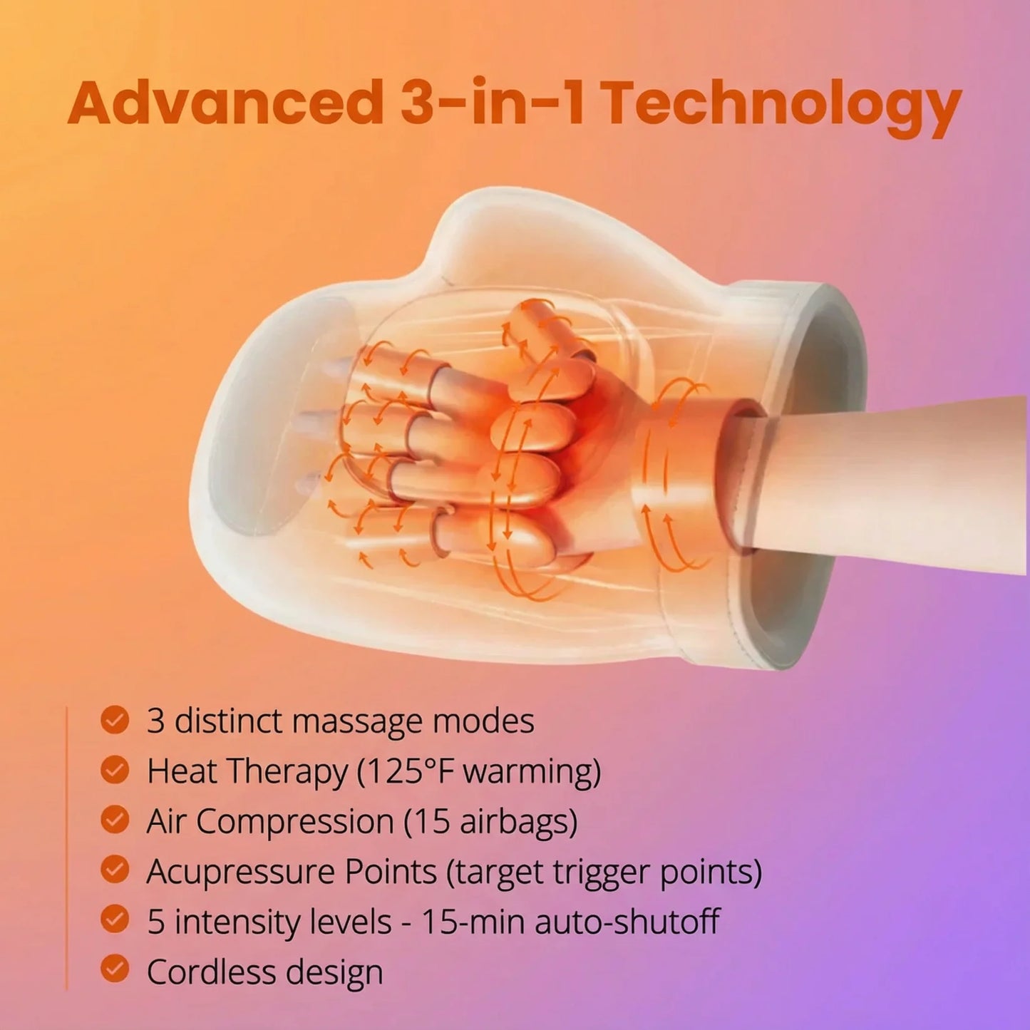Cordless Electric Hand and Wrist Massager