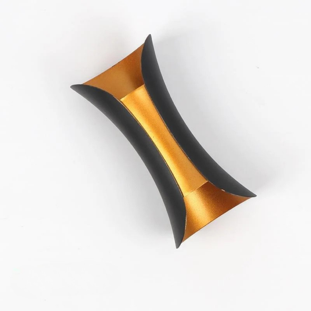 Outdoor Wall Lamp Curved Mounted LED