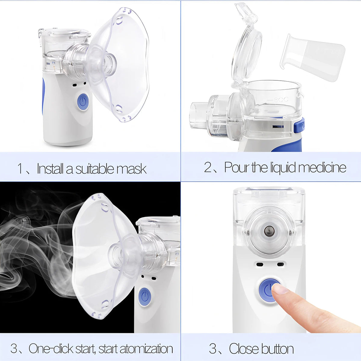 Portable Ultrasonic Mesh Nebulizer