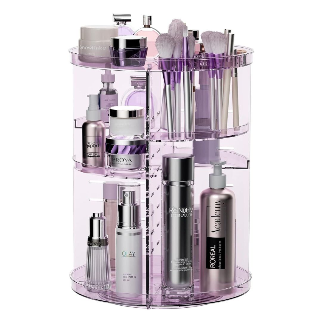 360 Rotating Makeup Organizer