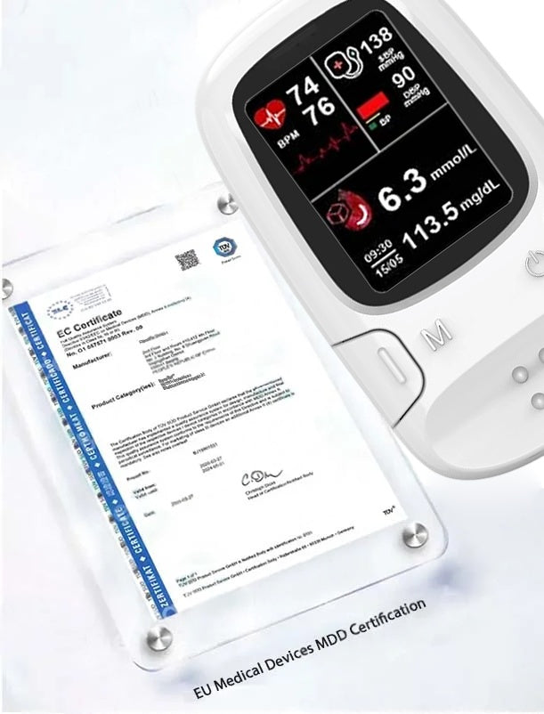 Painless Blood Sugar Monitor – No Finger Pricks