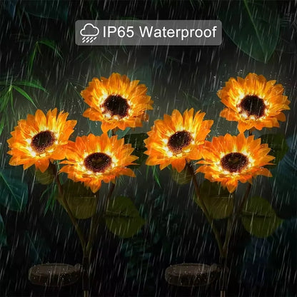 Solar LED Sunflower Garden Lights