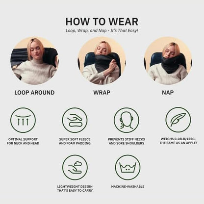 Soft Portable Neck Rest Pillow for Travel Comfort