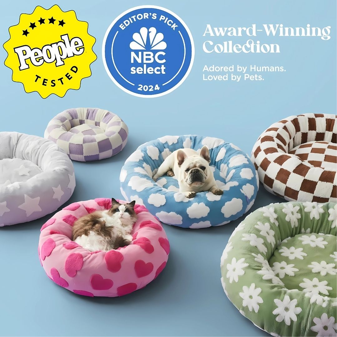 Quality Round Donut Dog Bed