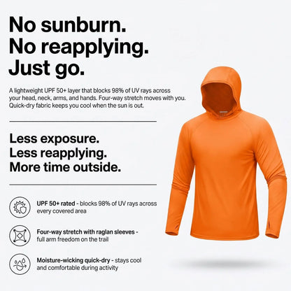 Men's UPF 50+ Sun Hoodie