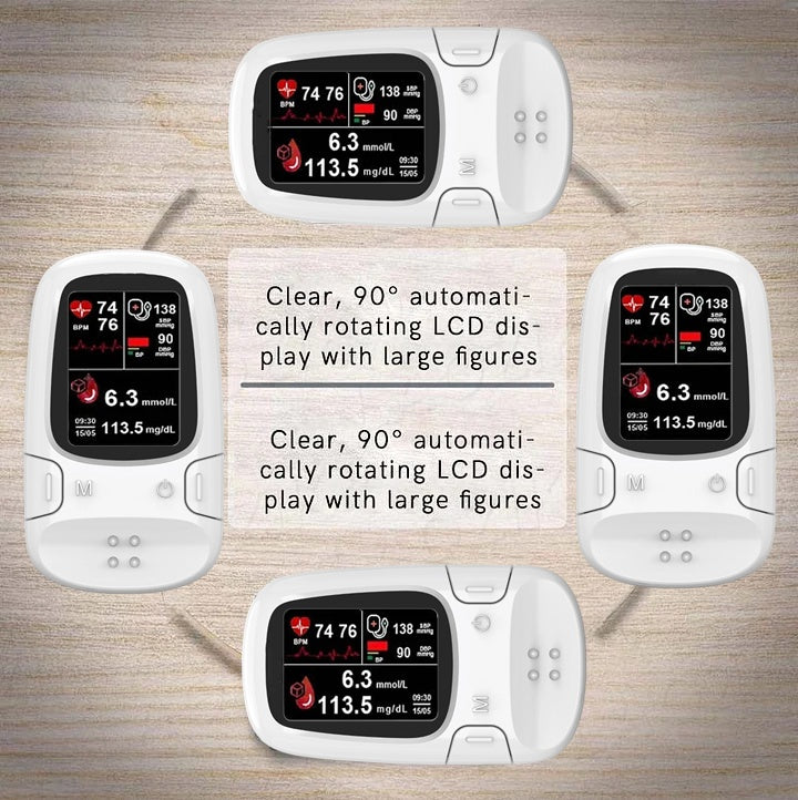 Painless Blood Sugar Monitor – No Finger Pricks