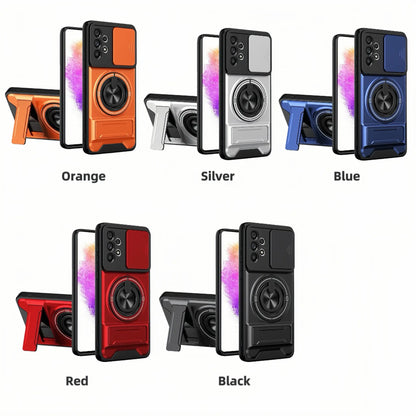 4-in-1 Protective Phone Case with Ring Holder & Kickstand