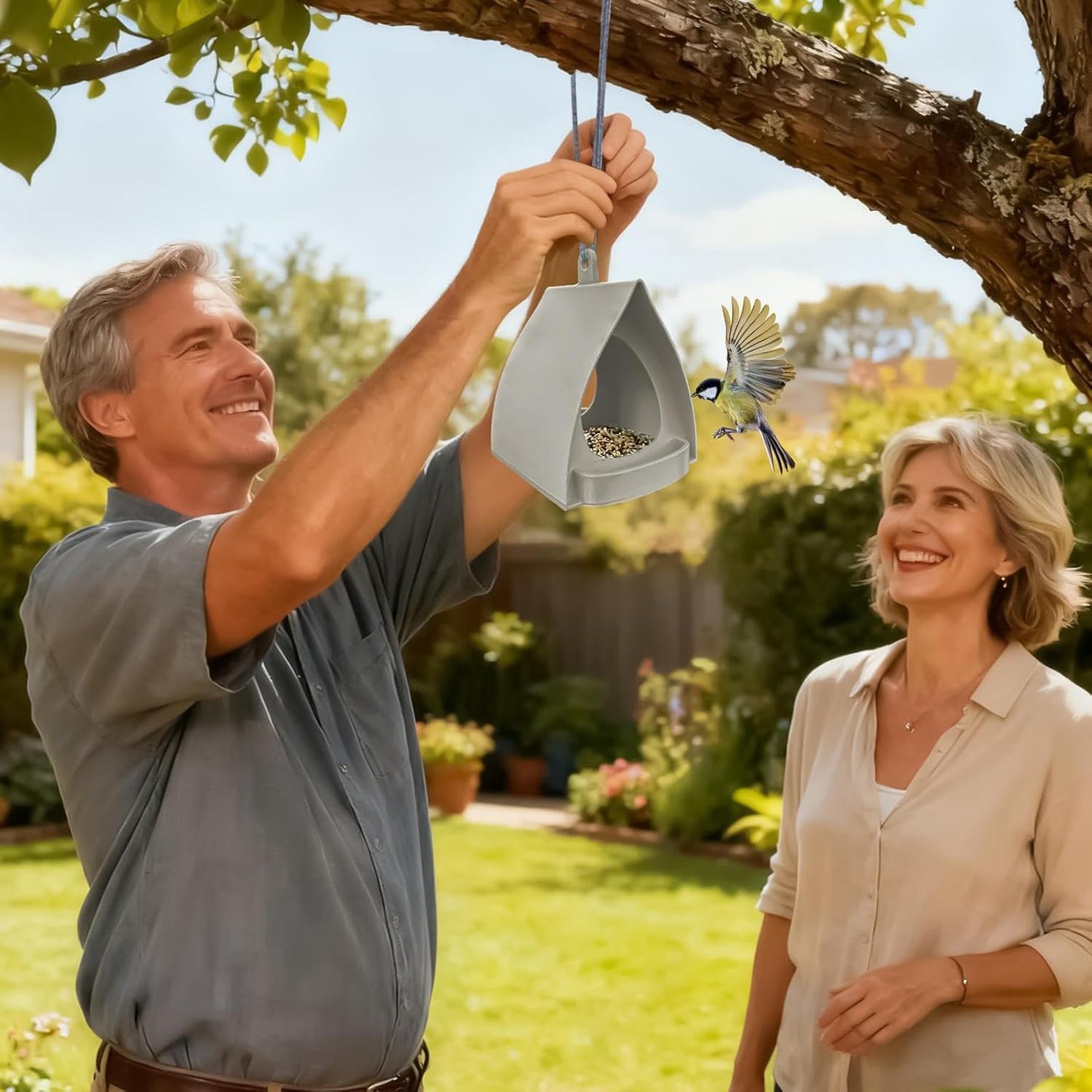 Decorative Hanging Bird Feeder