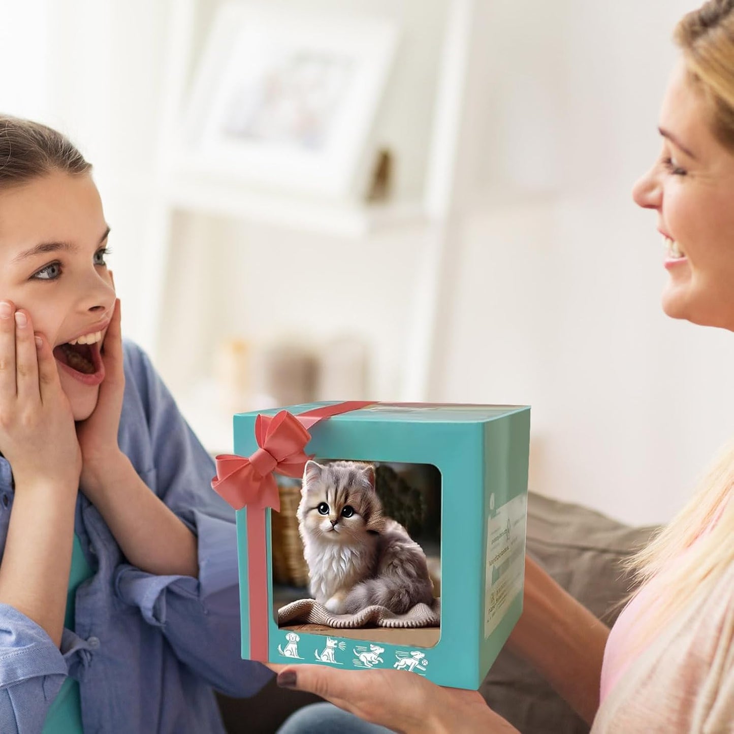 Interactive Robotic Plush Cat