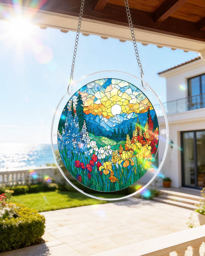 Floral Stained Glass Puzzle