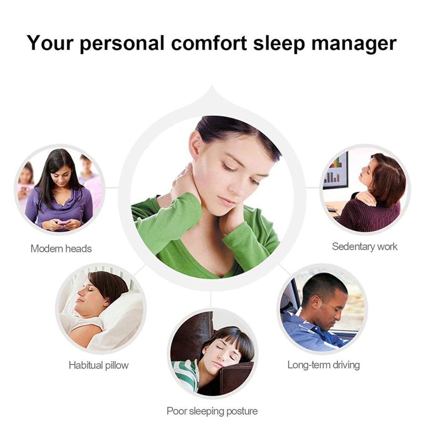 Soft Portable Neck Rest Pillow for Travel Comfort