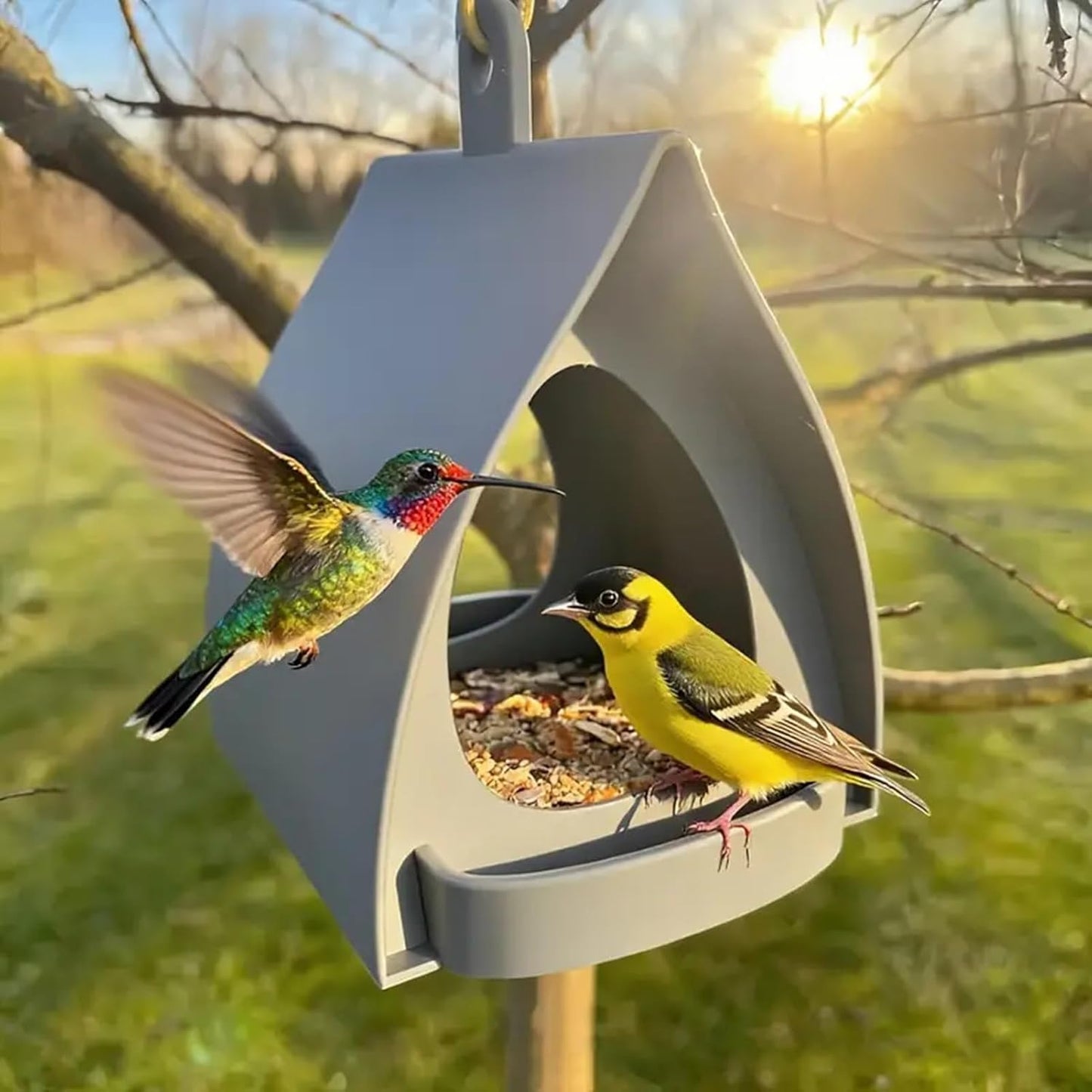 Decorative Hanging Bird Feeder