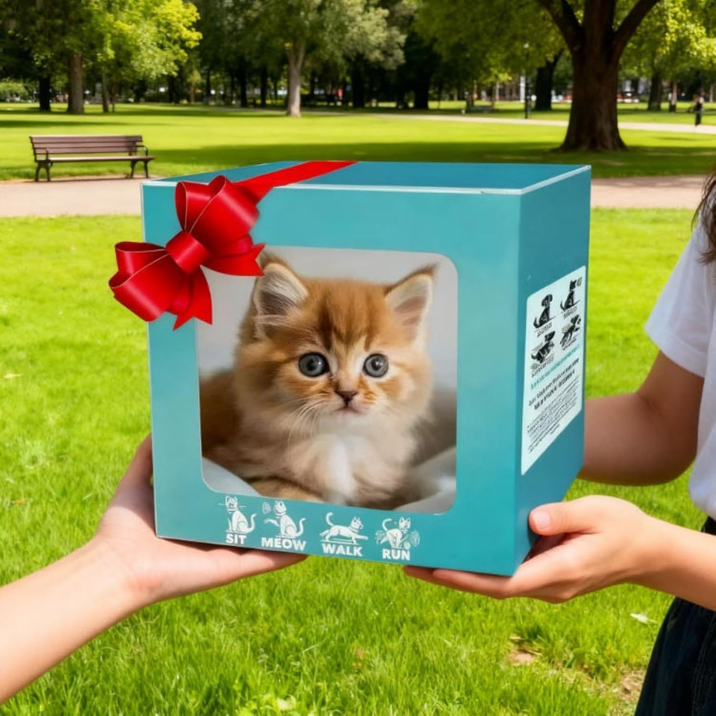 Interactive Robotic Plush Cat