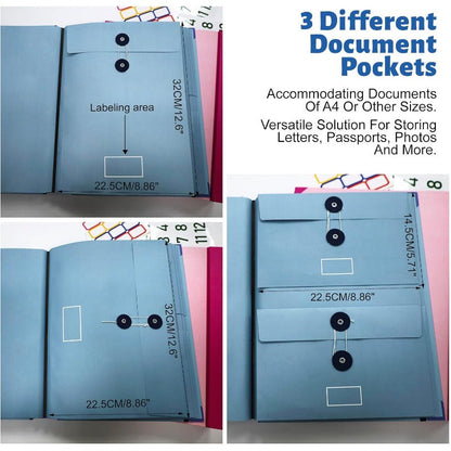 Pocket Document & Keepsake Organizer Album