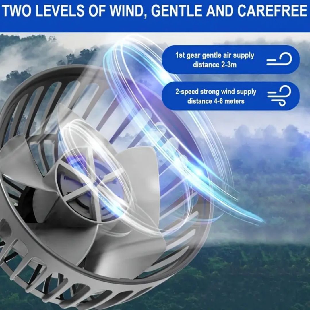 3 Heads Folding Fan