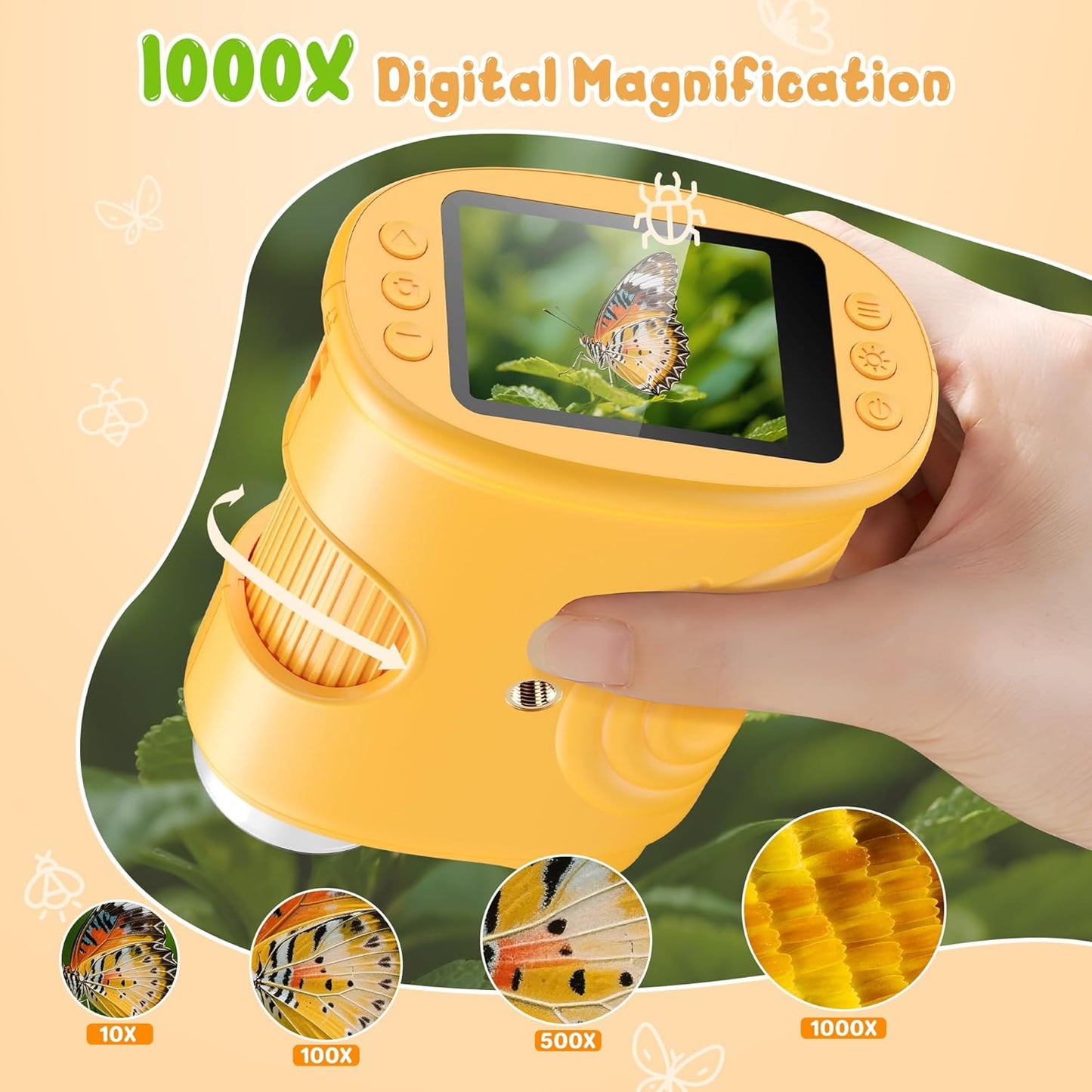 Handheld Digital Microscope for Kids