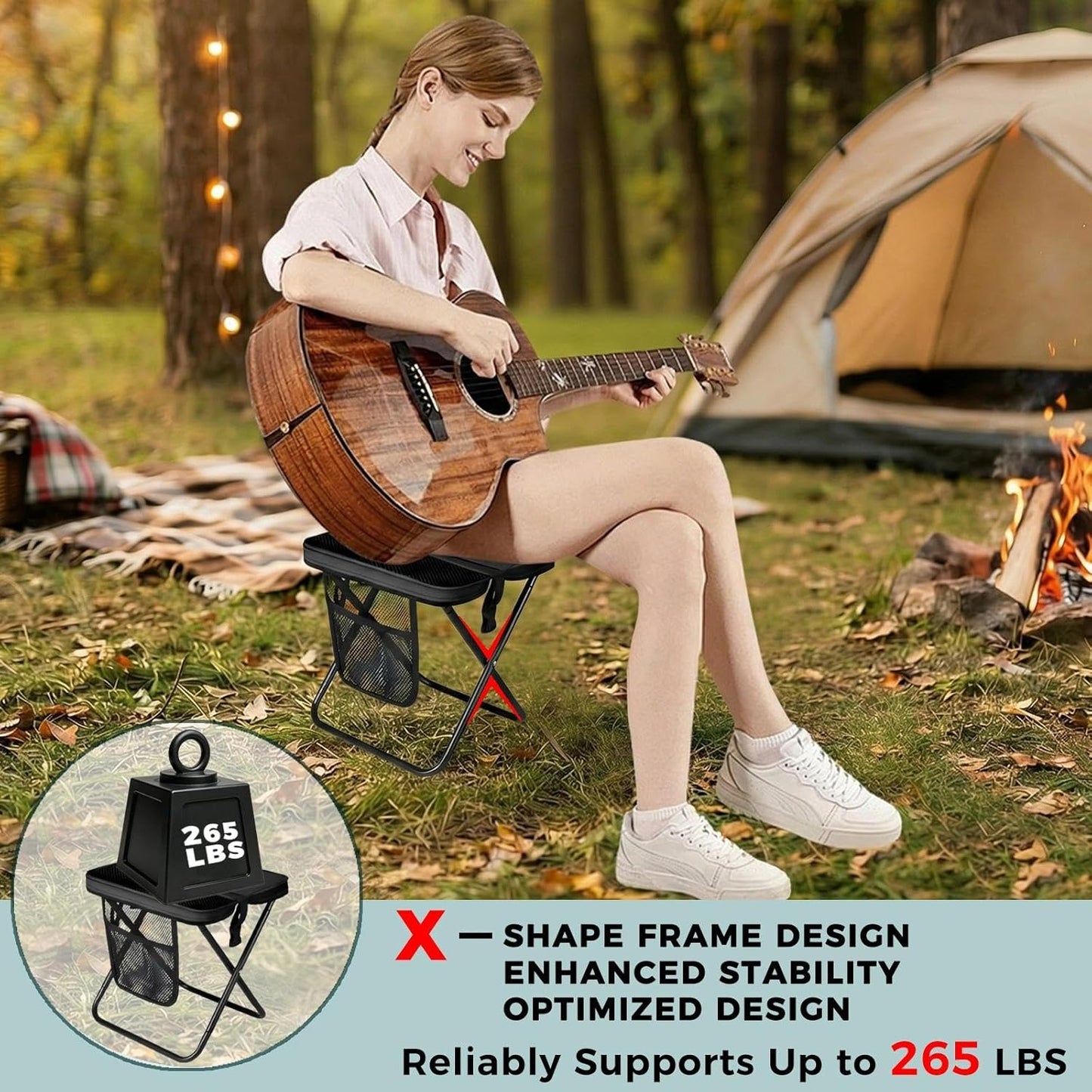 Portable Folding Camping Stool