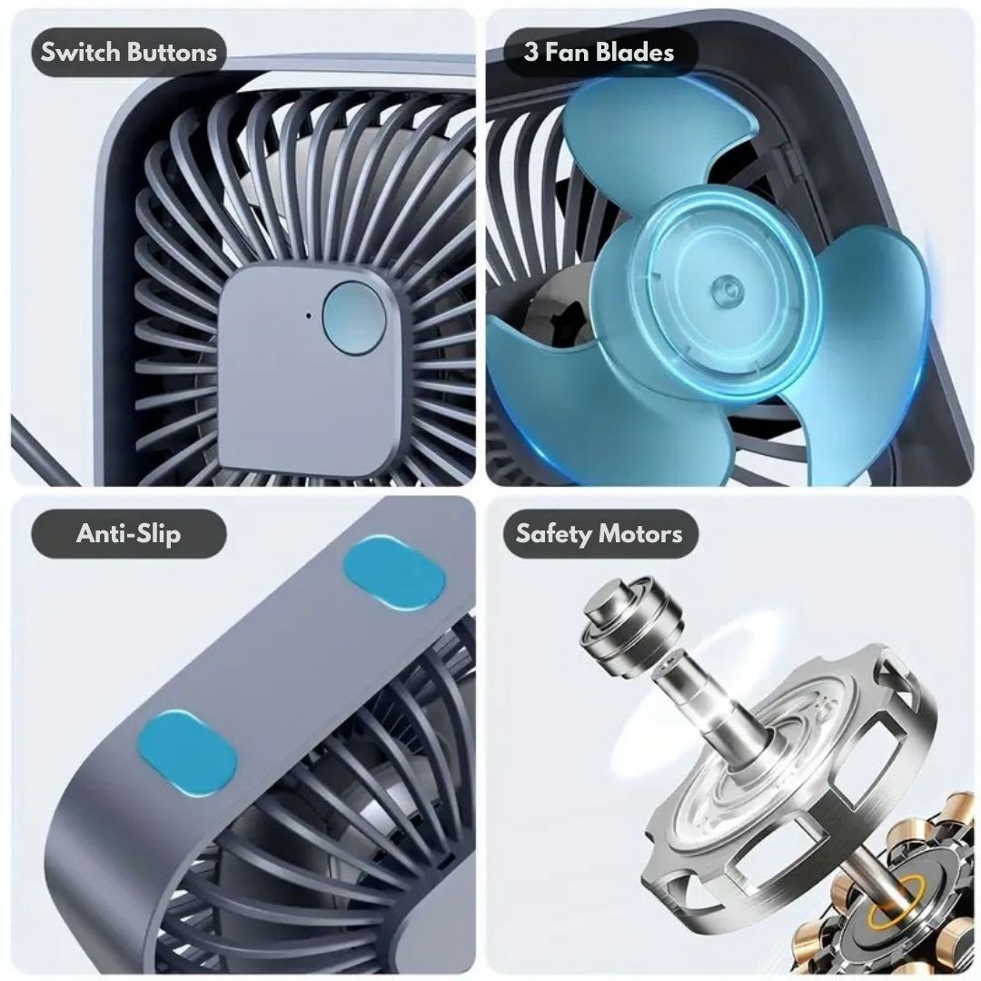 Portable USB Desk Fan