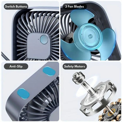 Portable USB Desk Fan